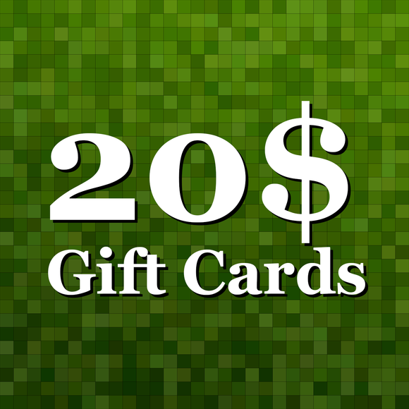 $20 GIFT CARDS - GET IT NOW!